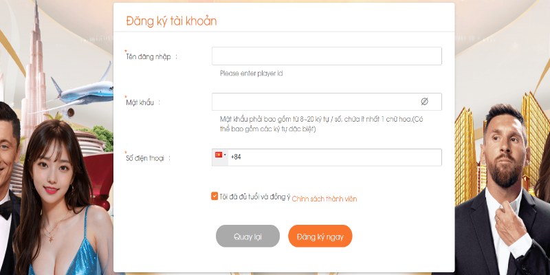 Hướng dẫn đăng ký tài khoản
